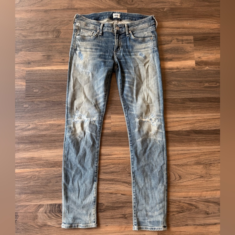 Citizens of Humanity Premium Vintage Racer Low Rise Skinny Jeans Sz 28